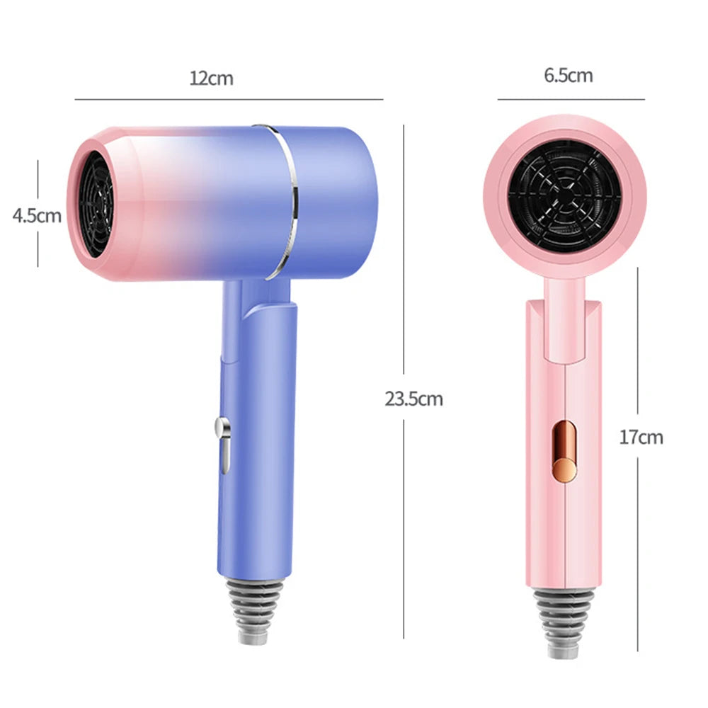 Electric Hair Dryer Foldable Handle Smooth Mini Hair Dryer for Home Appliance Use Personal Care Styling Tools  For Home 800W